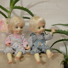 Эльфики. Авторские куклы Катрушовой Татьяны