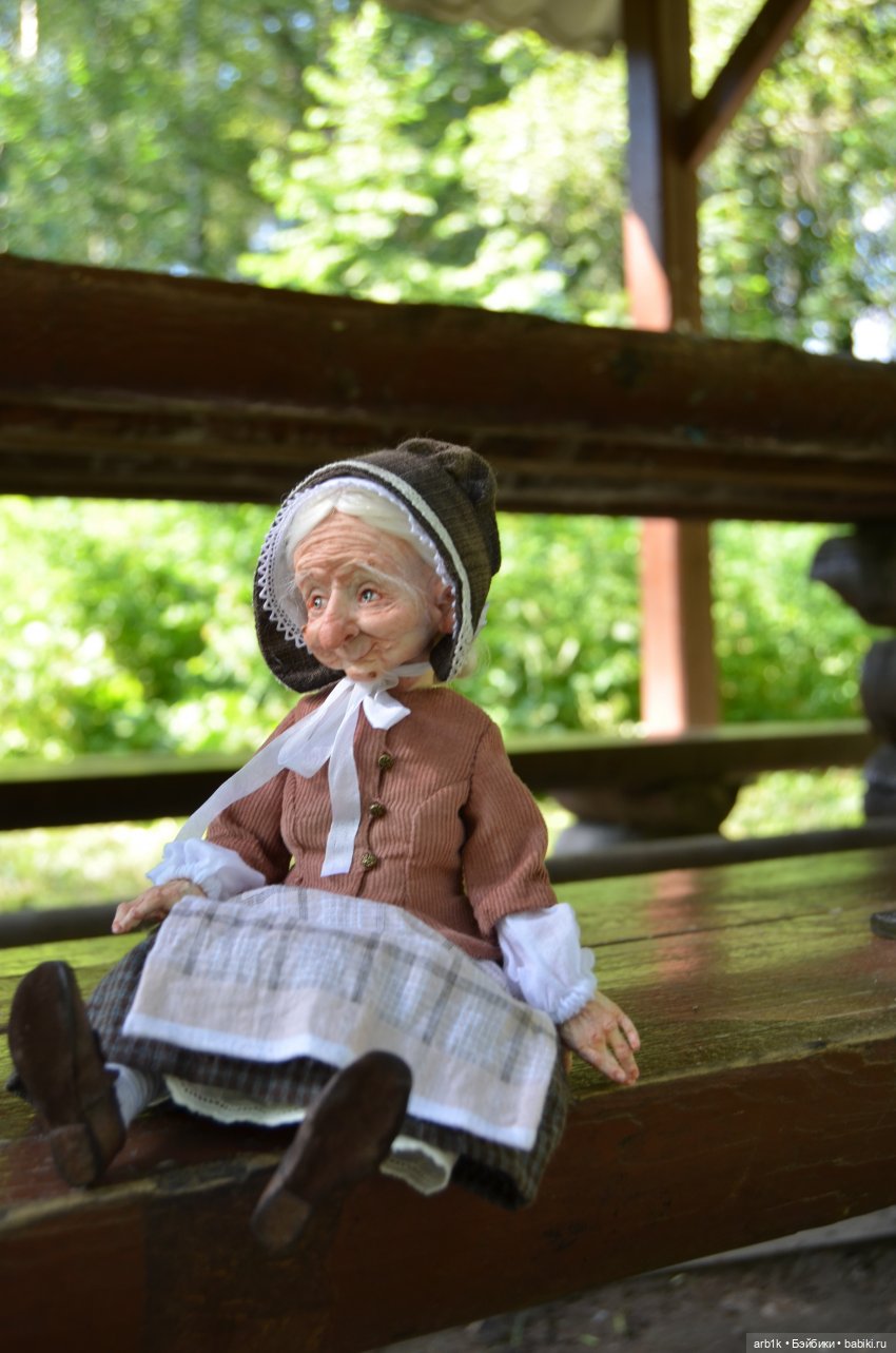 Тетушка Грэйс и Ягуся. Авторские куклы Катрушовой Татьяны (фото 3)