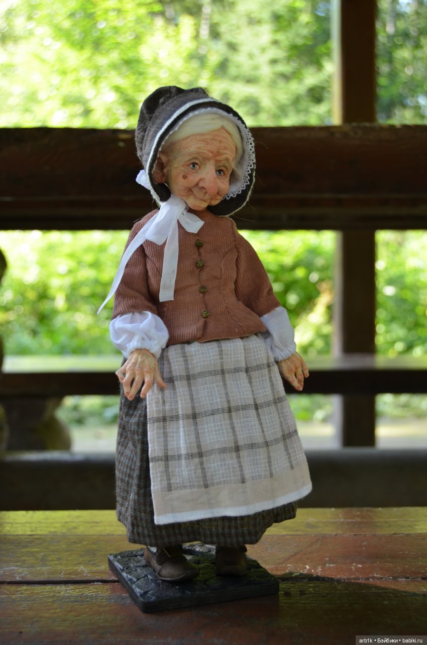 Тетушка Грэйс и Ягуся. Авторские куклы Катрушовой Татьяны