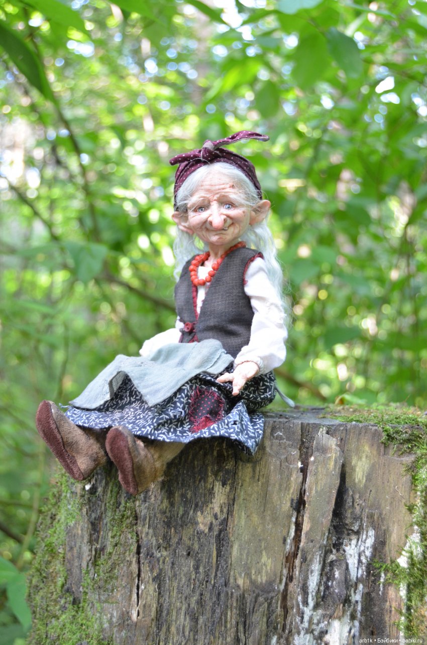 Тетушка Грэйс и Ягуся. Авторские куклы Катрушовой Татьяны (фото 10)