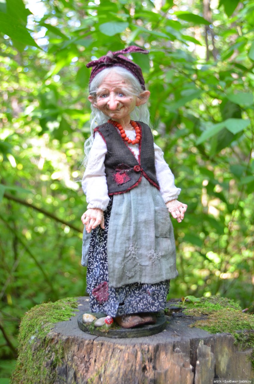 Тетушка Грэйс и Ягуся. Авторские куклы Катрушовой Татьяны (фото 8)