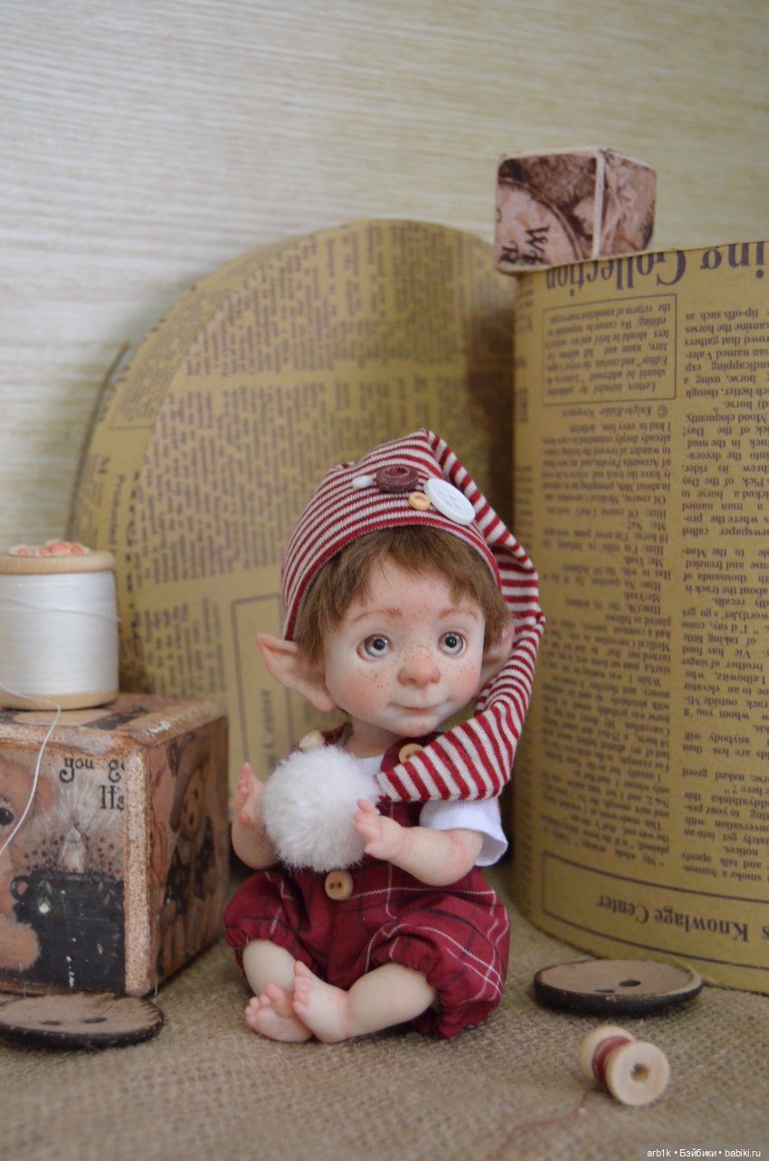 Малыши гномики. Авторские куклы Катрушовой Татьяны