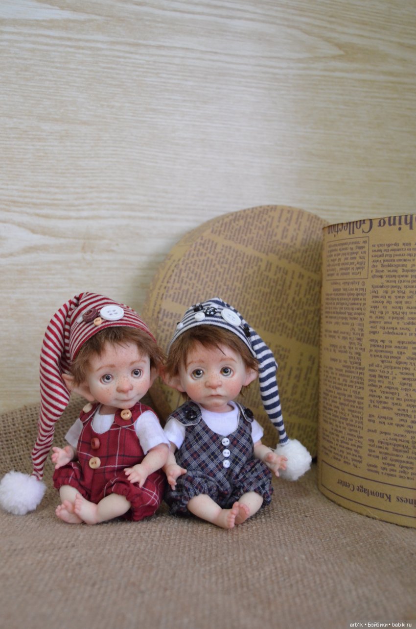 Малыши гномики. Авторские куклы Катрушовой Татьяны
