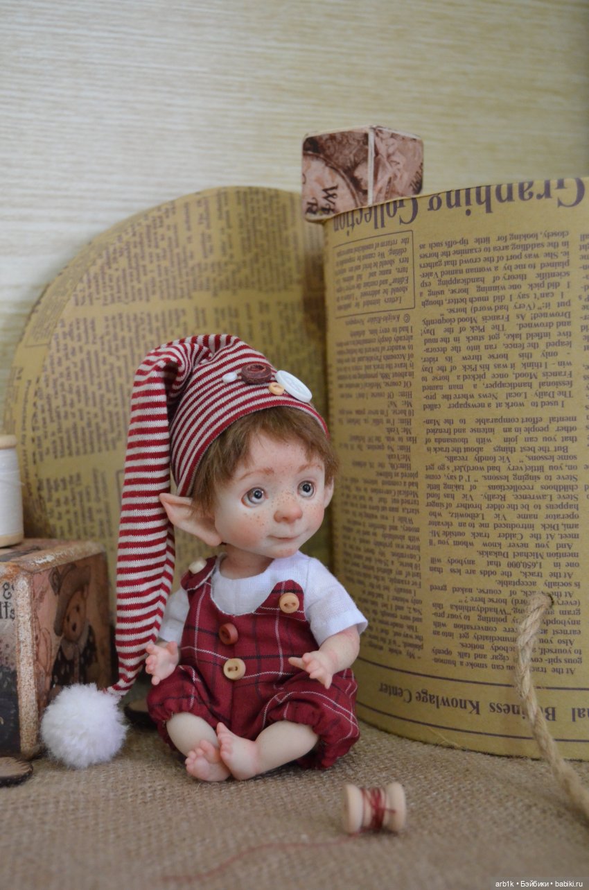 Малыши гномики. Авторские куклы Катрушовой Татьяны