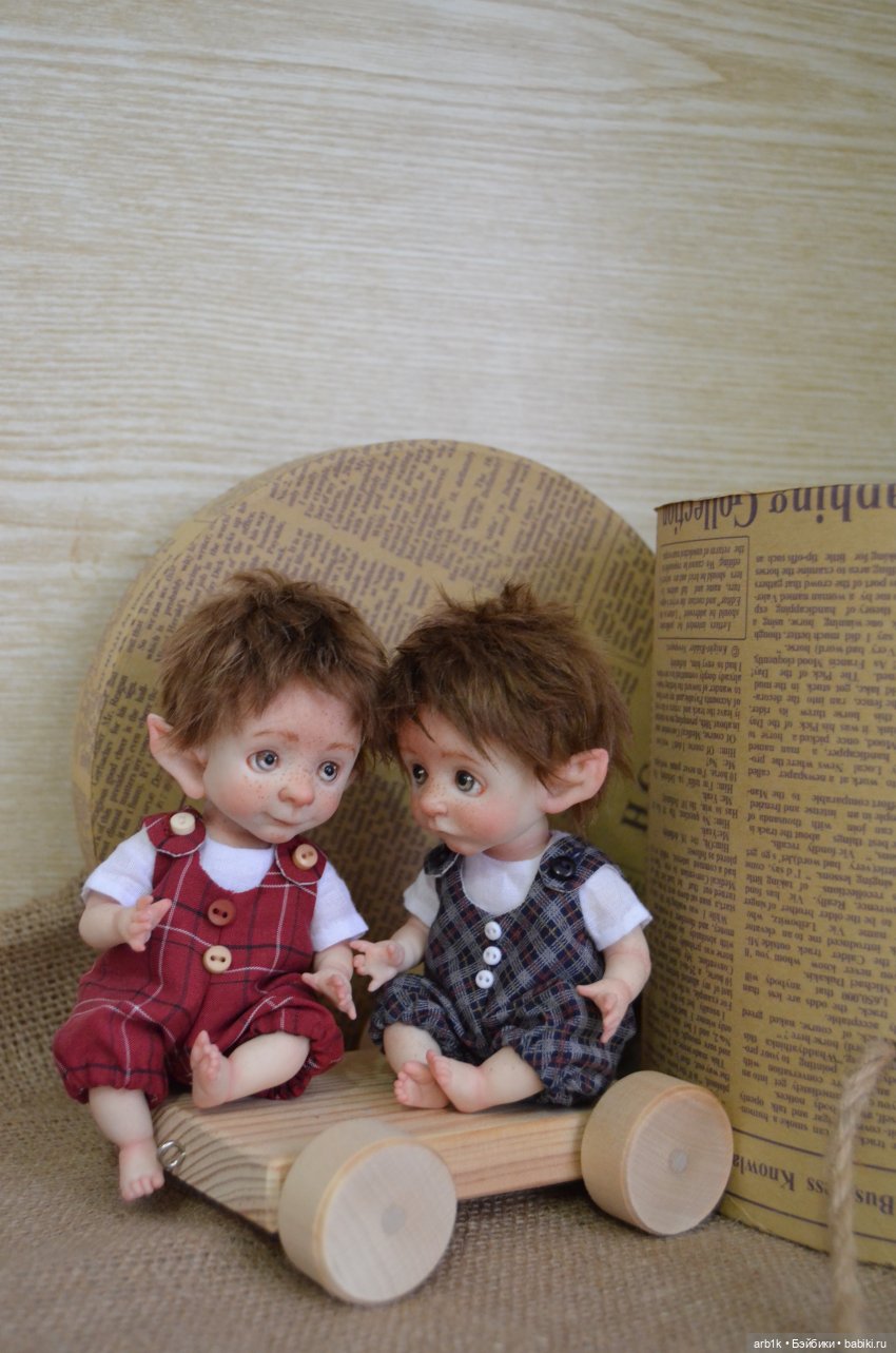 Малыши гномики. Авторские куклы Катрушовой Татьяны