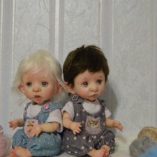 И снова малыши гномики. Авторские куклы Катрушовой Татьяны