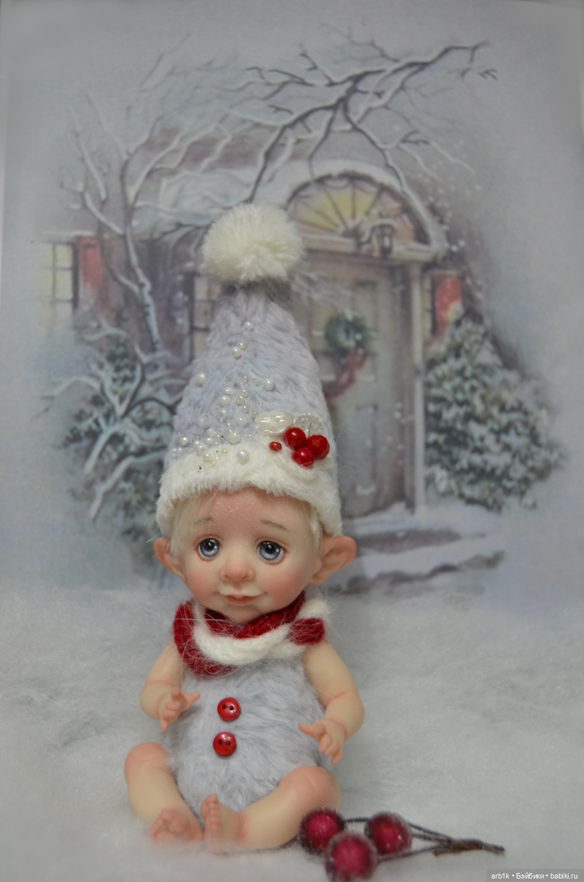 Новогодние пиксики. Авторские куклы Катрушовой Татьяны