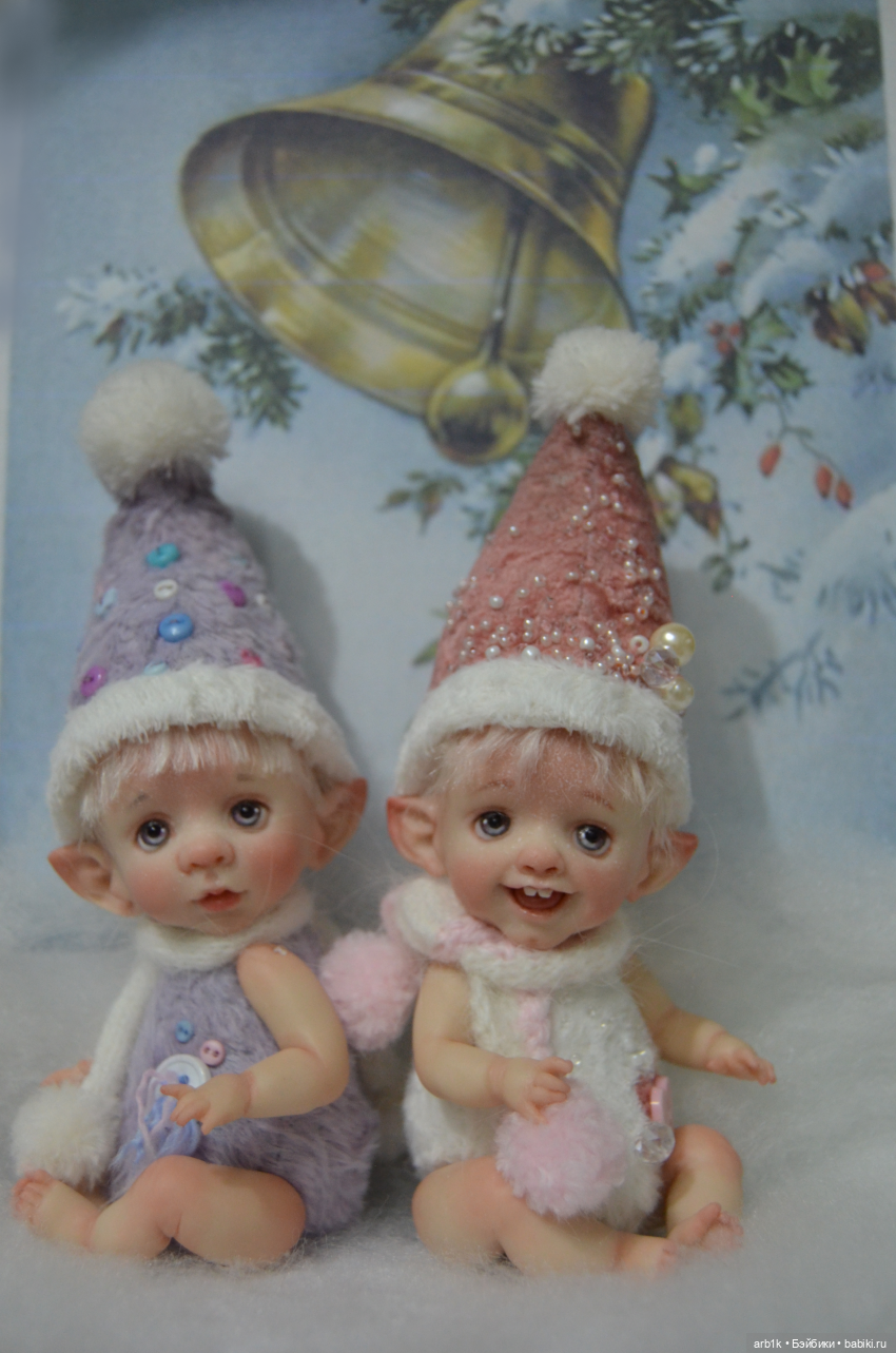 Новогодние пиксики. Авторские куклы Катрушовой Татьяны