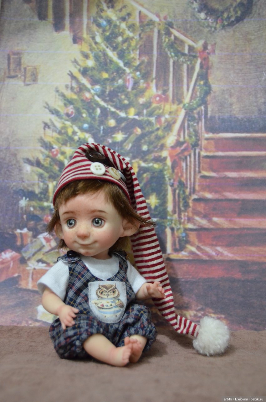 Пять малышей-гномики. Авторские куклы Катрушовой Татьяны