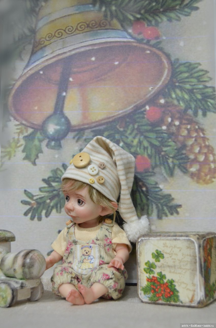 Пять малышей-гномики. Авторские куклы Катрушовой Татьяны