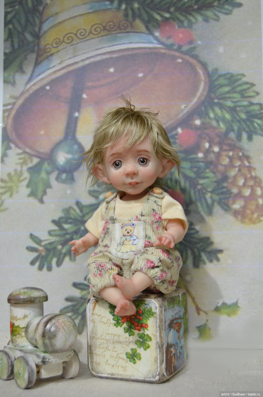 Пять малышей-гномики. Авторские куклы Катрушовой Татьяны