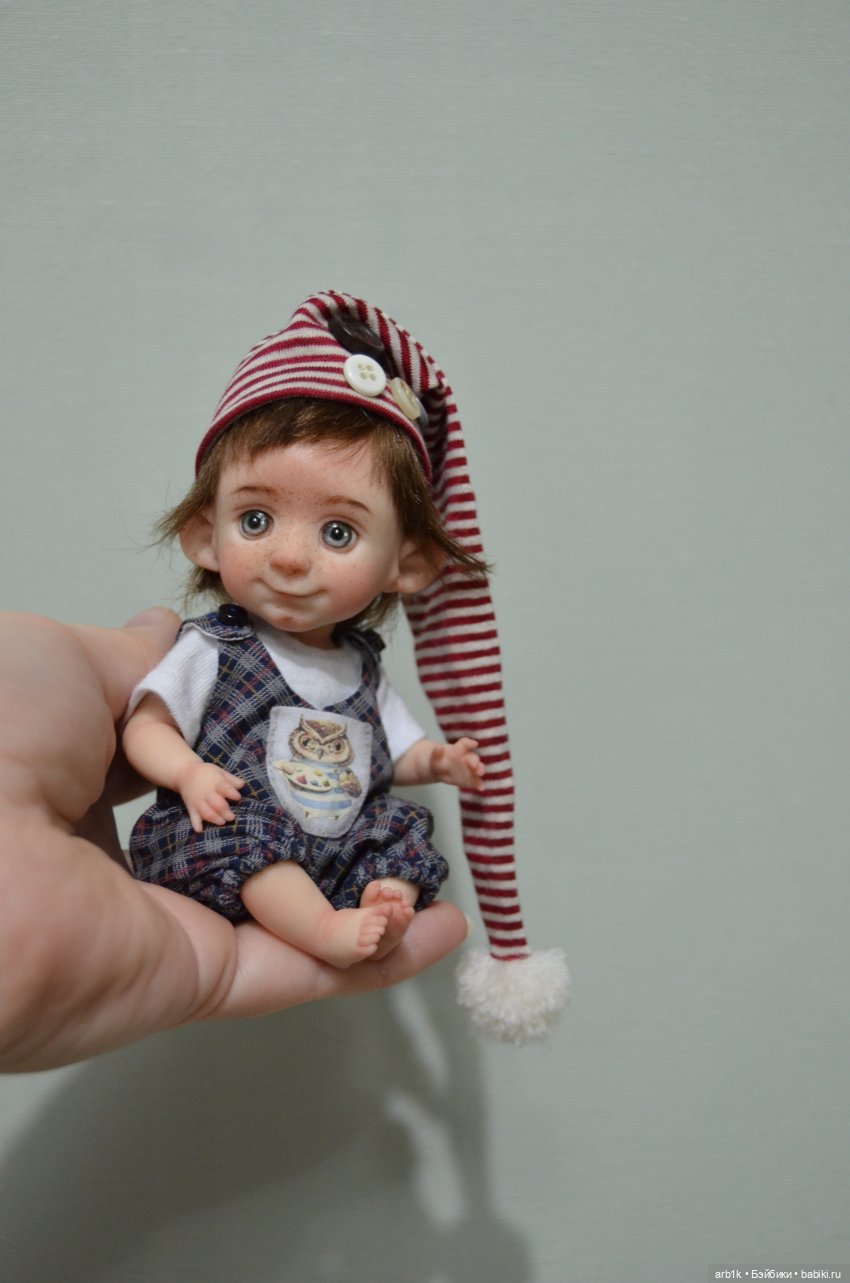 Пять малышей-гномики. Авторские куклы Катрушовой Татьяны