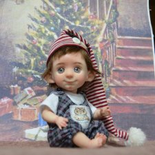 Пять малышей-гномики. Авторские куклы Катрушовой Татьяны