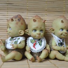 Фруктоежки. Авторские куклы Катрушовой Татьяны