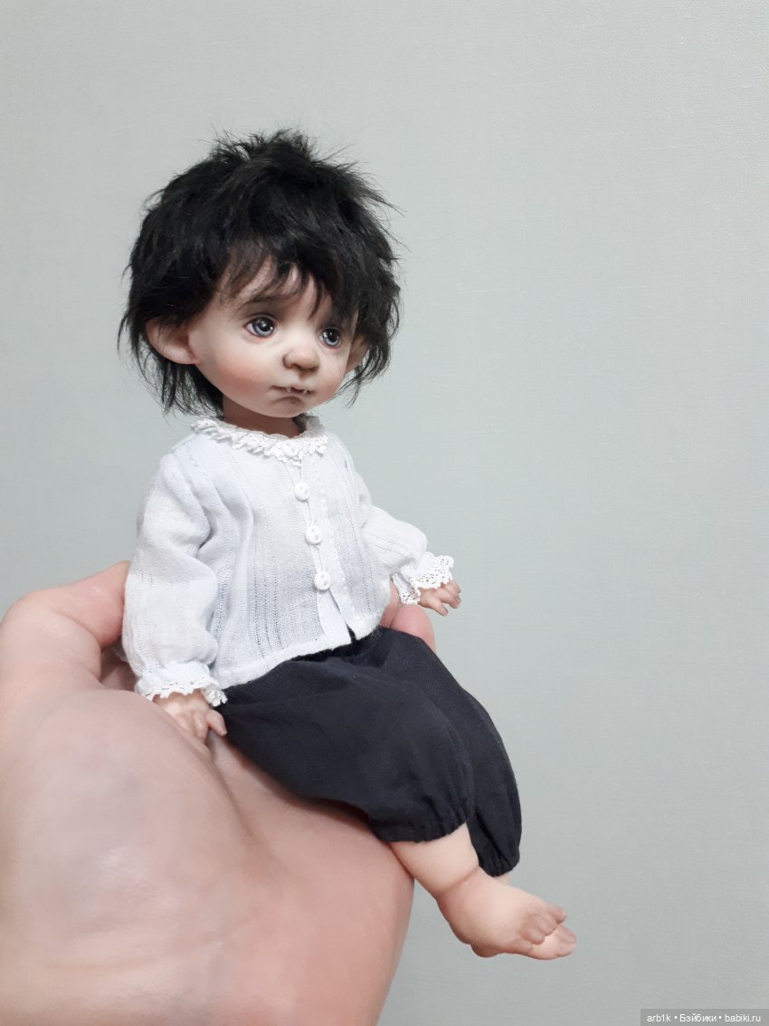 Малыш-вампирчик. Авторские куклы Катрушовой Татьяны