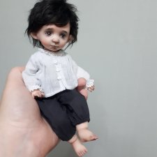 Малыш-вампирчик. Авторские куклы Катрушовой Татьяны
