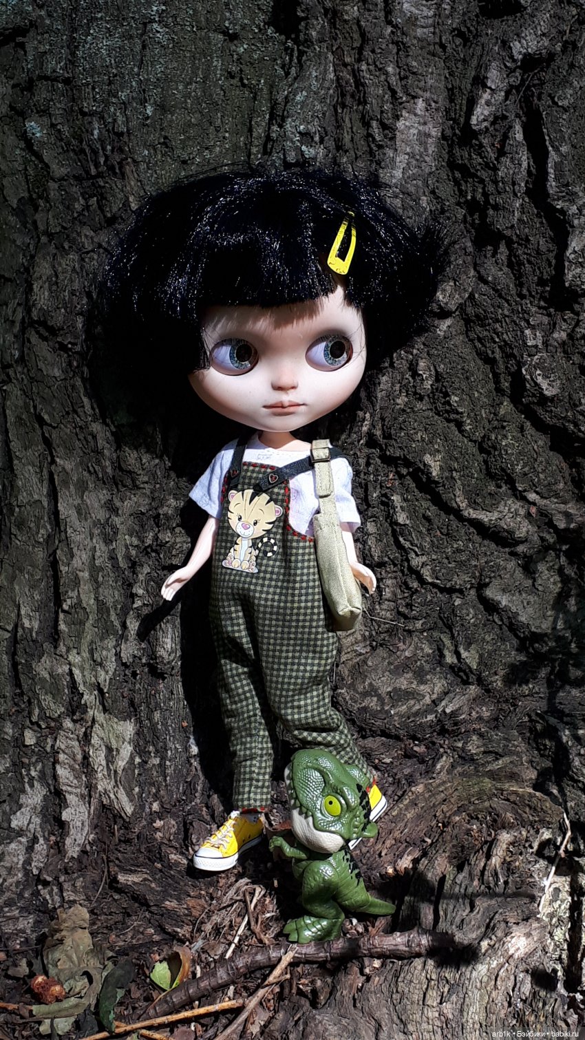 Холли и динозаврик — Куклы Blythe (Блайз) ООАК: кастом (фото 4)