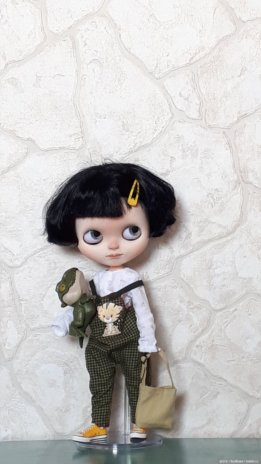 Холли и динозаврик — Куклы Blythe (Блайз) ООАК: кастом (фото 9)