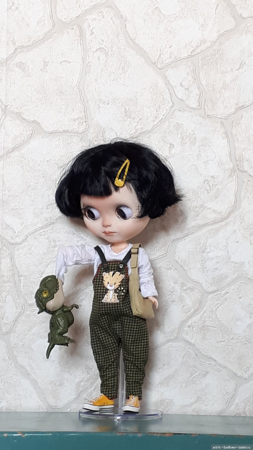 Холли и динозаврик — Куклы Blythe (Блайз) ООАК: кастом (фото 8)