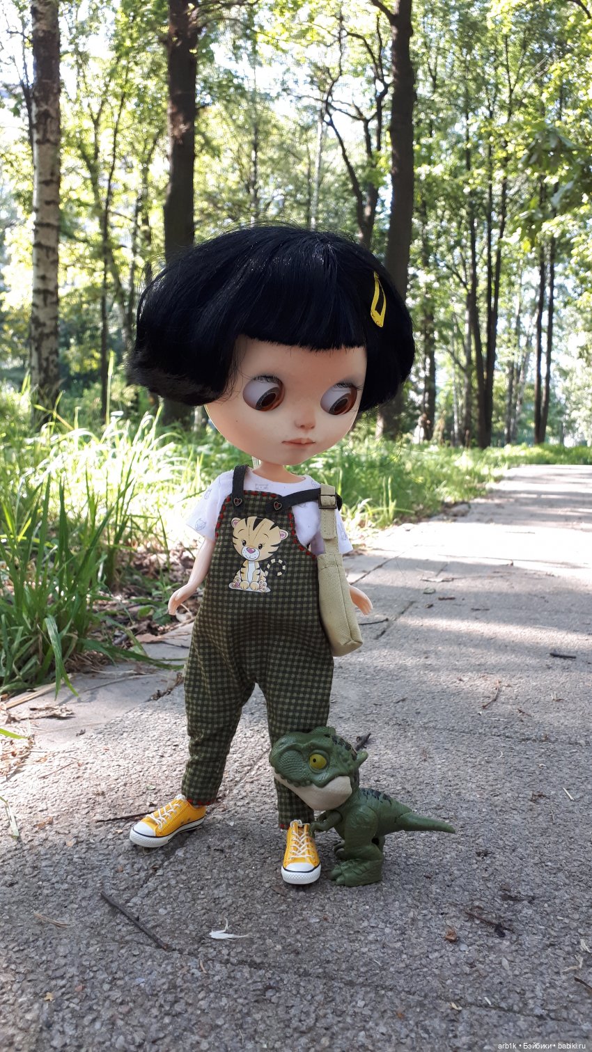 Холли и динозаврик — Куклы Blythe (Блайз) ООАК: кастом (фото 3)