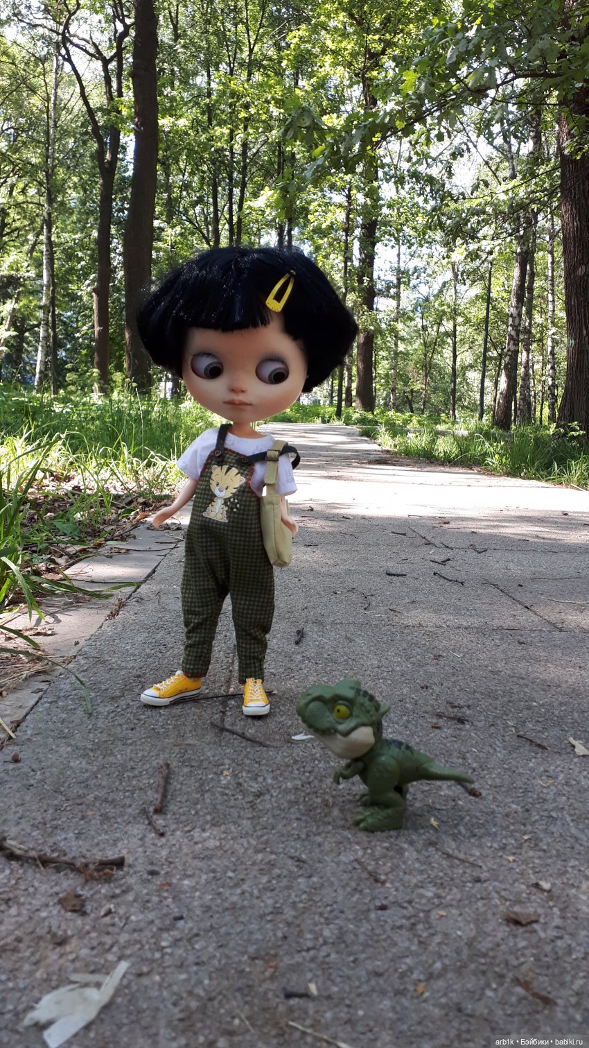 Холли и динозаврик — Куклы Blythe (Блайз) ООАК: кастом