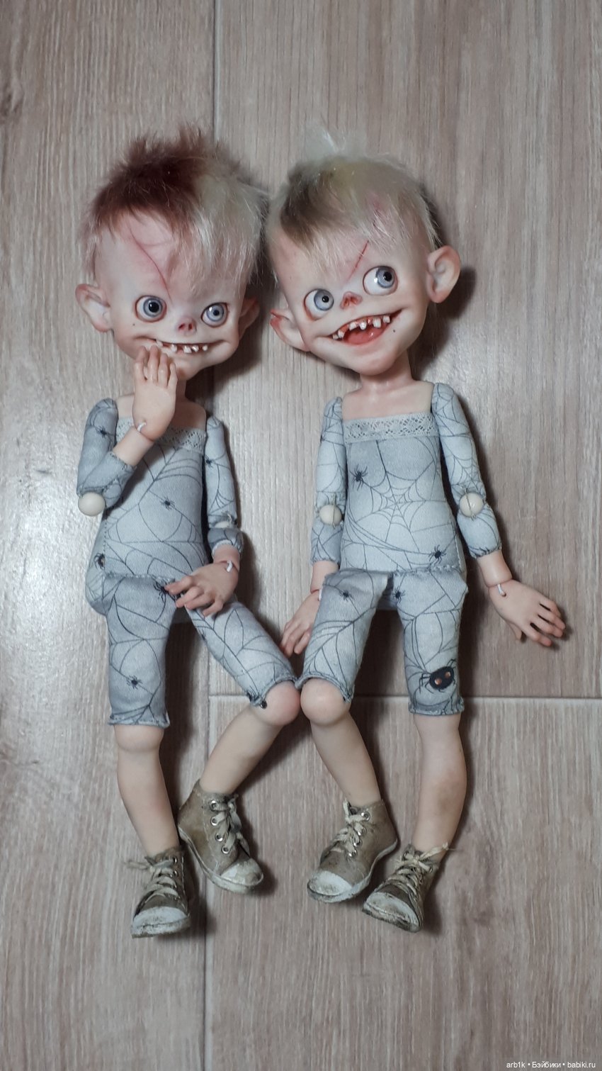 И снова зомбики — Лепка авторских кукол: полимерная глина