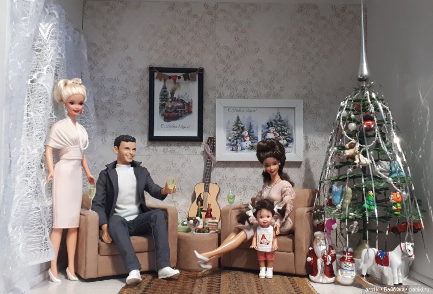 Новый год в стиле 90х — Куклы Barbie (Барби): Looks (фото 5)