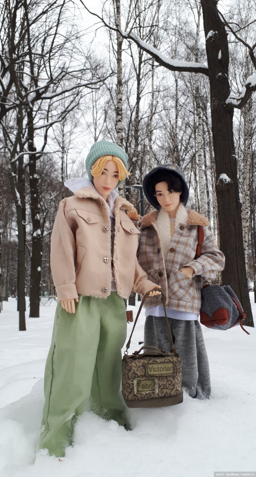 Фотосессия по колено в снегу