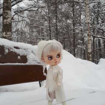 И снова фотосессия по колено в снегу. Блайз