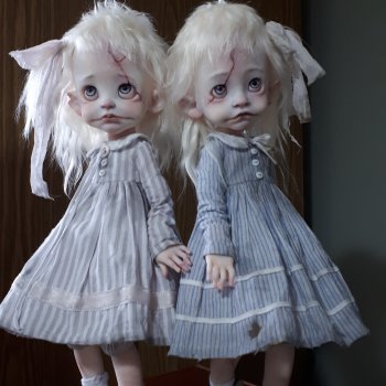 И снова страшилки. Авторские куклы Катрушовой Татьяны.