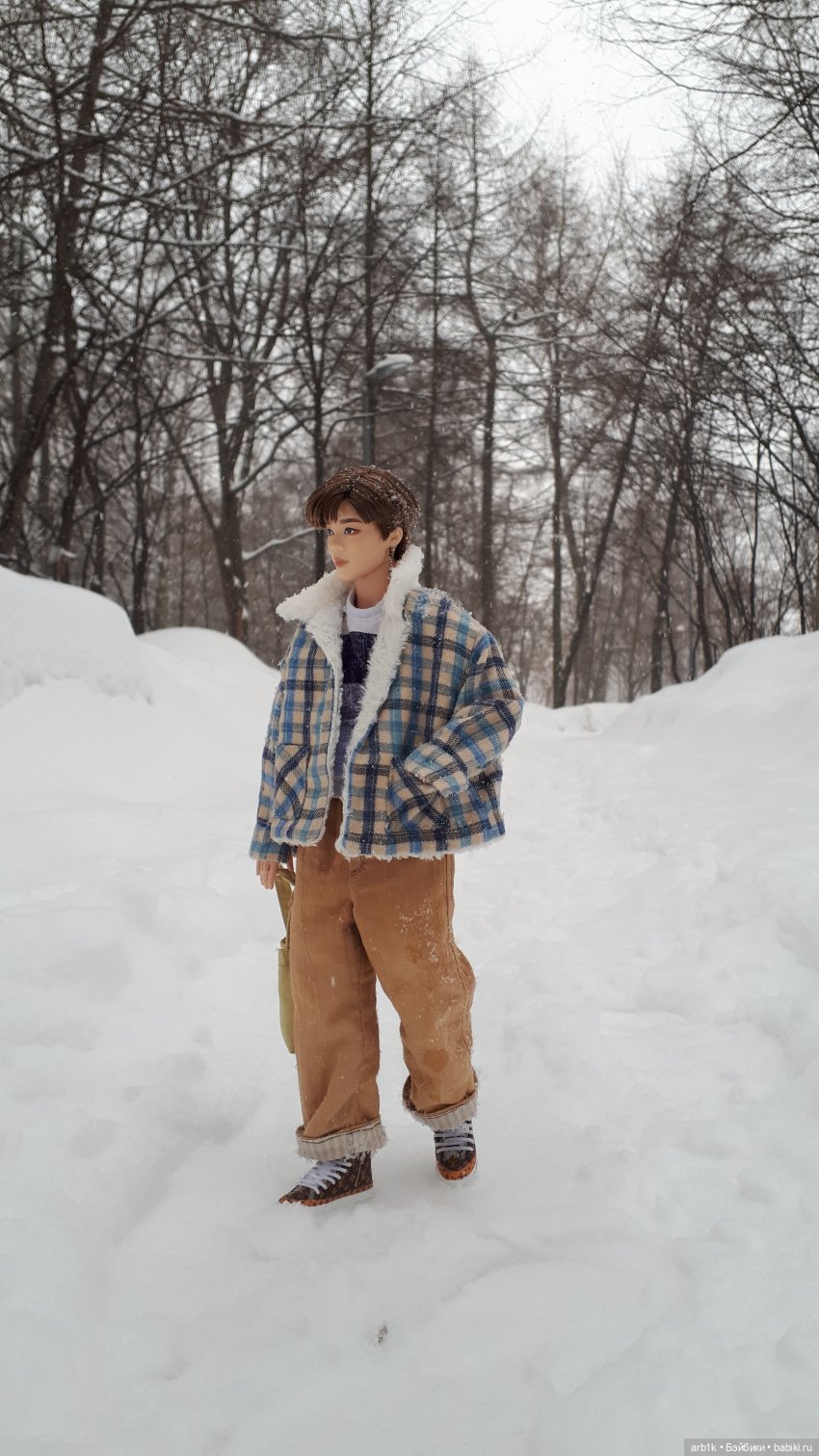 И снова фотосессия по колено в снегу. Чимин (фото 4)