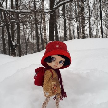 И снова фотосессия по колено в снегу. И снова Блайз