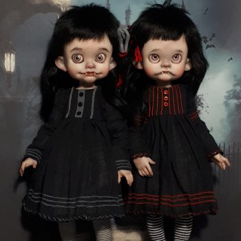 Страшилки из архива. Авторские куклы Катрушовой Татьяны