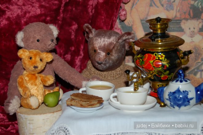 Три медведя, авторские игрушки