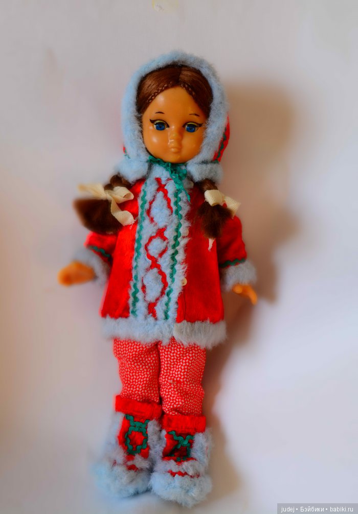 Северянка, реставрация парика куклы (фото 6)