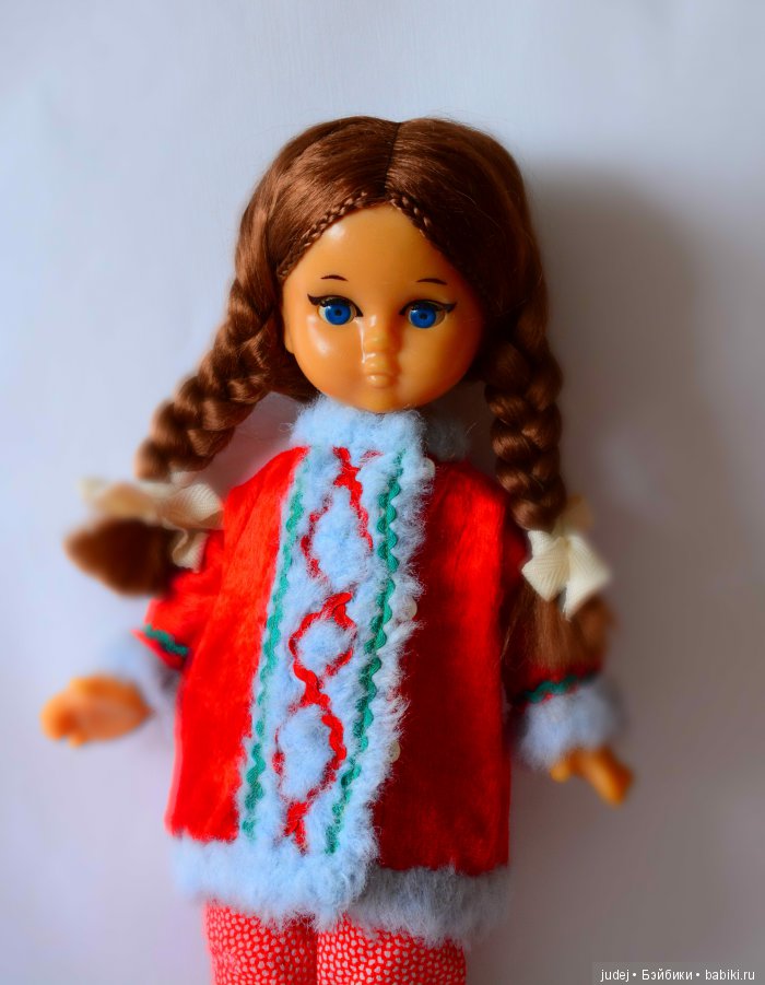 Северянка, реставрация парика куклы (фото 5)