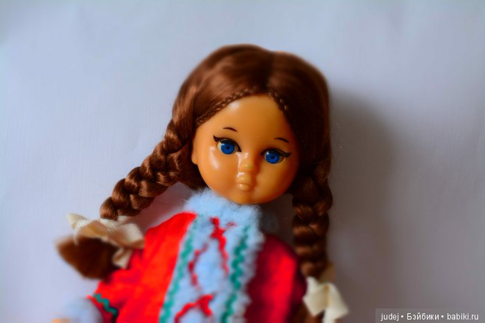 Северянка, реставрация парика куклы (фото 4)