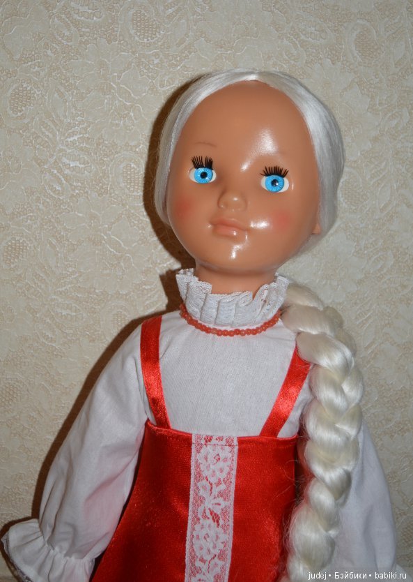 Парички из волокна крапивы для советских кукол: мой опыт реставрации (фото 2)