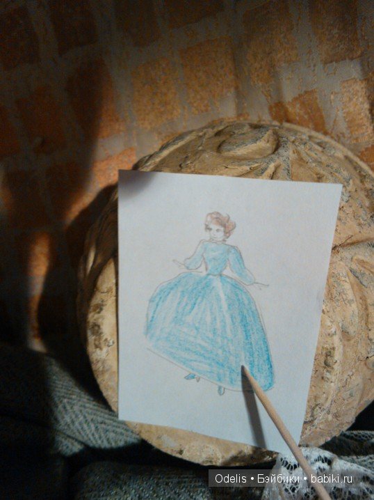 Шарлотта. Перерисовка, реставрация винтажной куклы (фото 7)