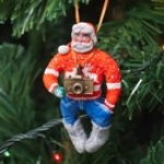 Елочная игрушка из ваты своими руками