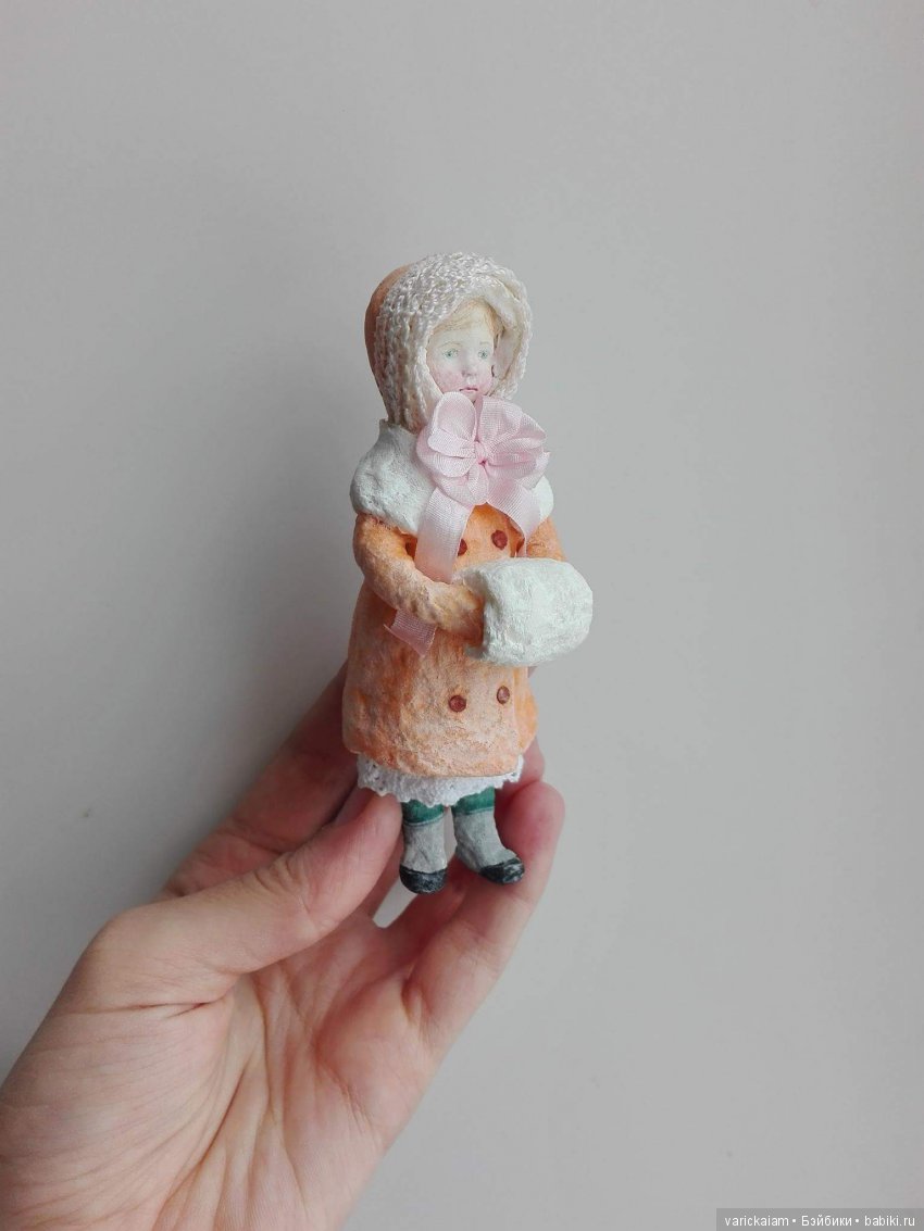 Девчата из ваты — Ватные игрушки на елку: ретро (фото 7)