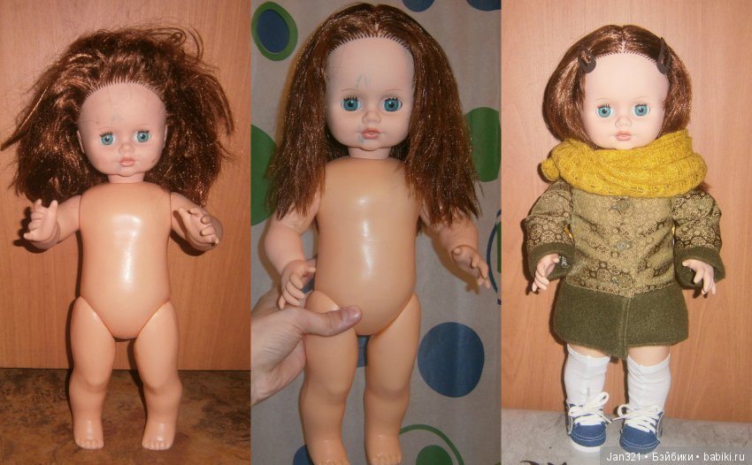 Преображение деток — Реставрация и преображение кукол: ремонт (фото 3)