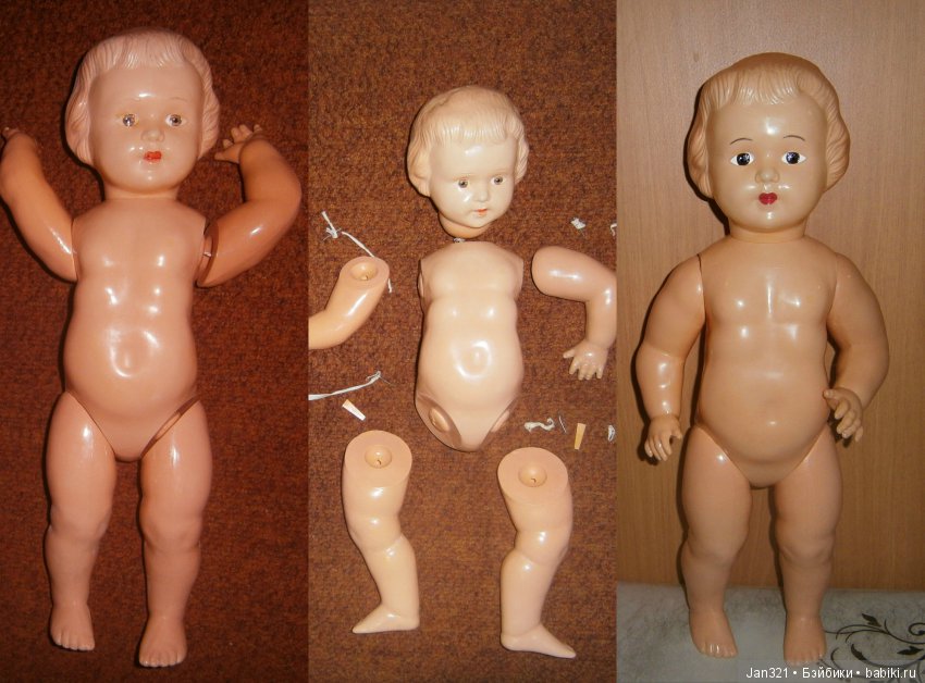 Преображение деток — Реставрация и преображение кукол: ремонт