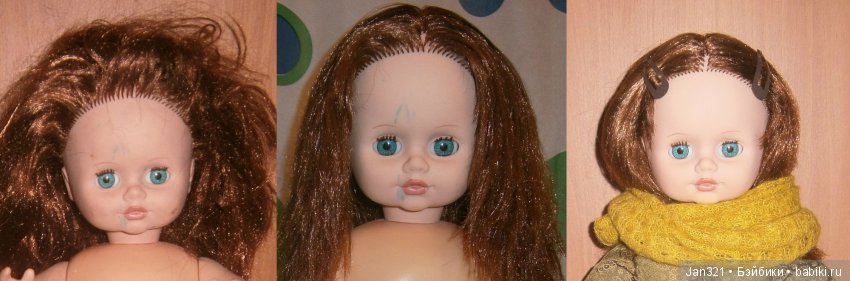 Преображение деток — Реставрация и преображение кукол: ремонт (фото 4)
