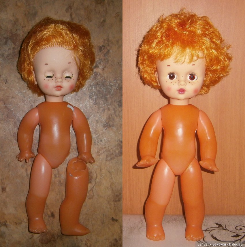 Преображение деток — Реставрация и преображение кукол: ремонт