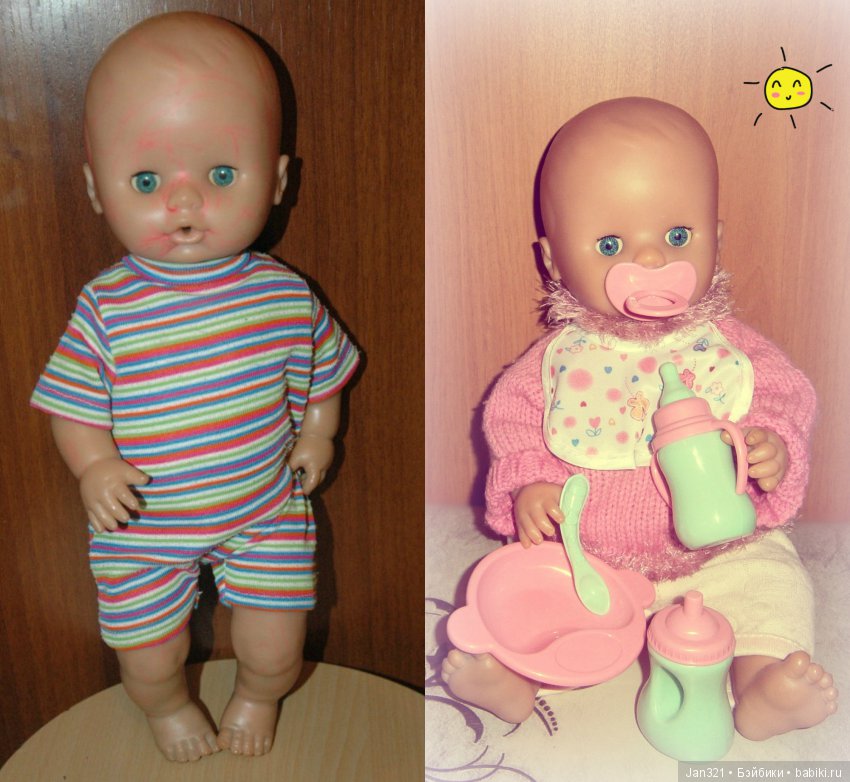 Преображение деток — Реставрация и преображение кукол: ремонт