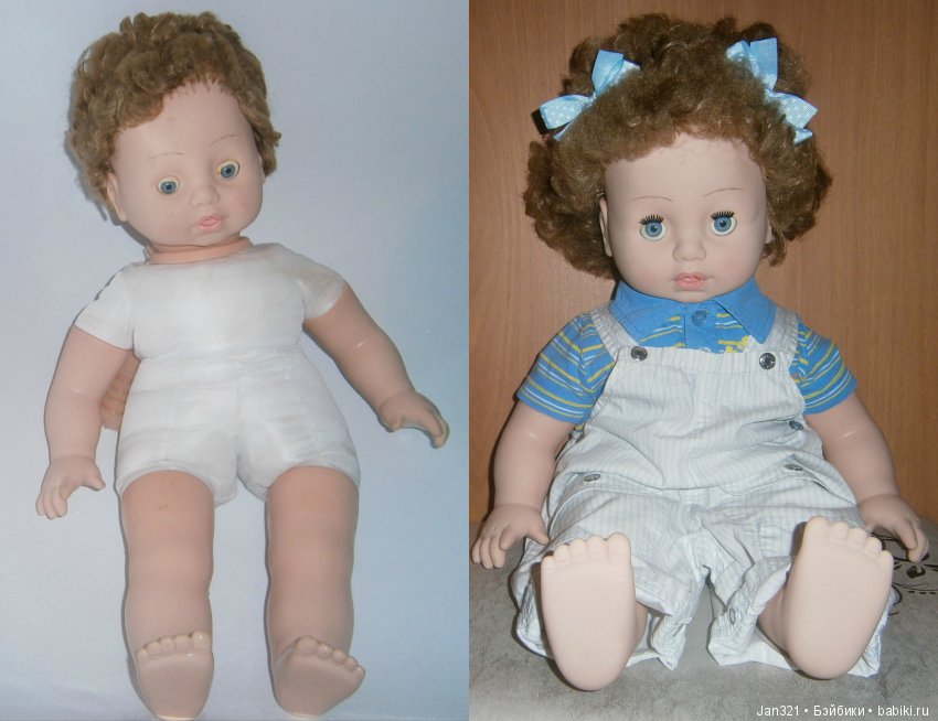 Преображение деток — Реставрация и преображение кукол: ремонт (фото 6)