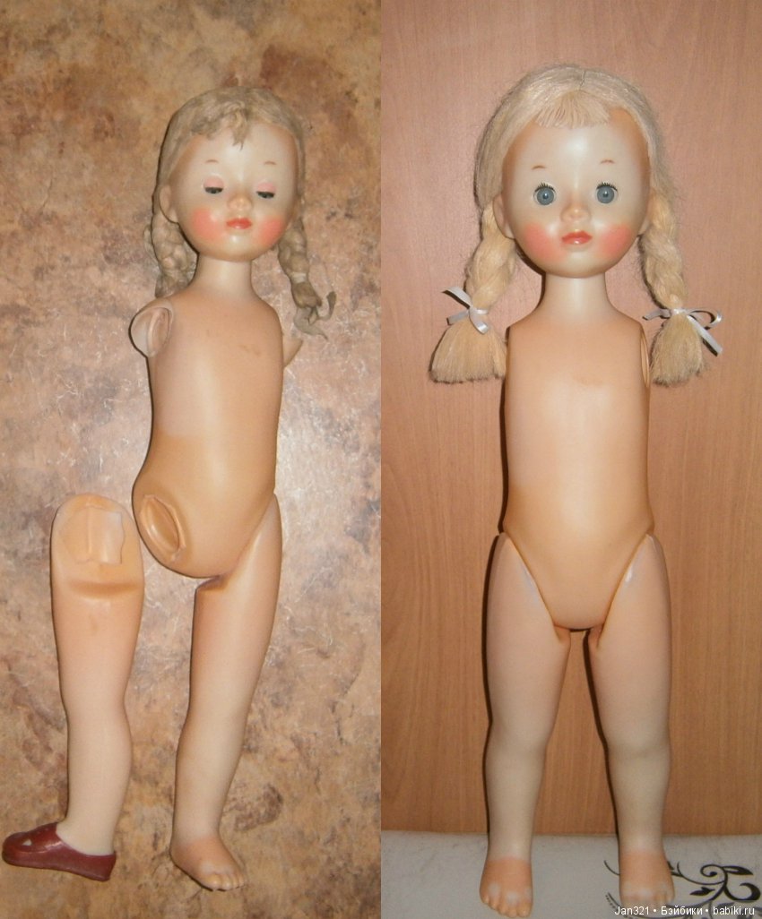 И снова здравствуйте — Реставрация и преображение кукол: ремонт