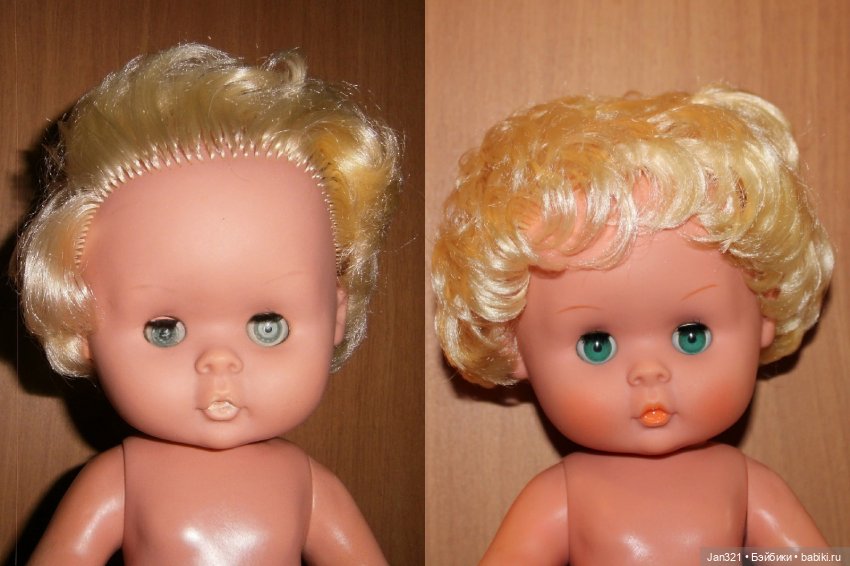 До и после — Реставрация и преображение кукол: ремонт