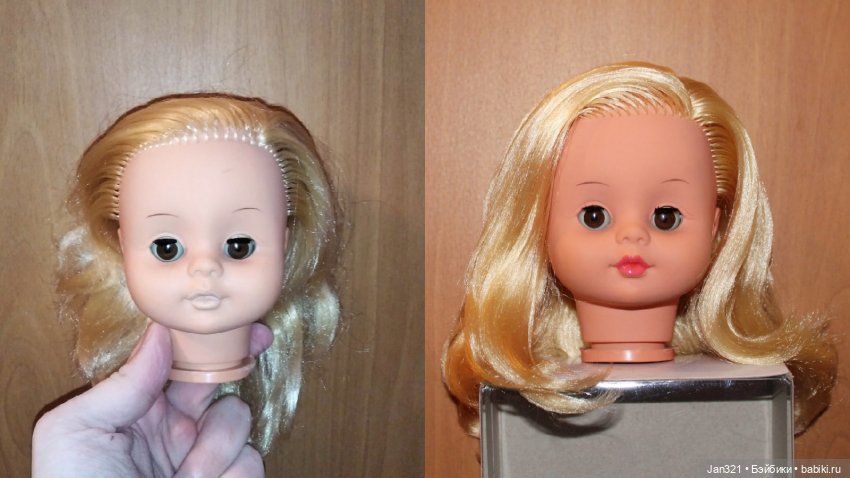 До и после — Реставрация и преображение кукол: ремонт